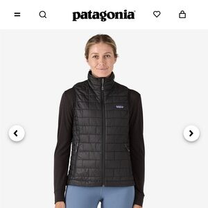 Patagonia - Black Nano Puff Vest
